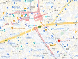 渋谷ギャラリールデコ地図